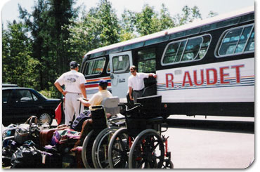 Autobus pour handicapés