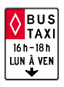 Contravention voie réservée Bus/taxi